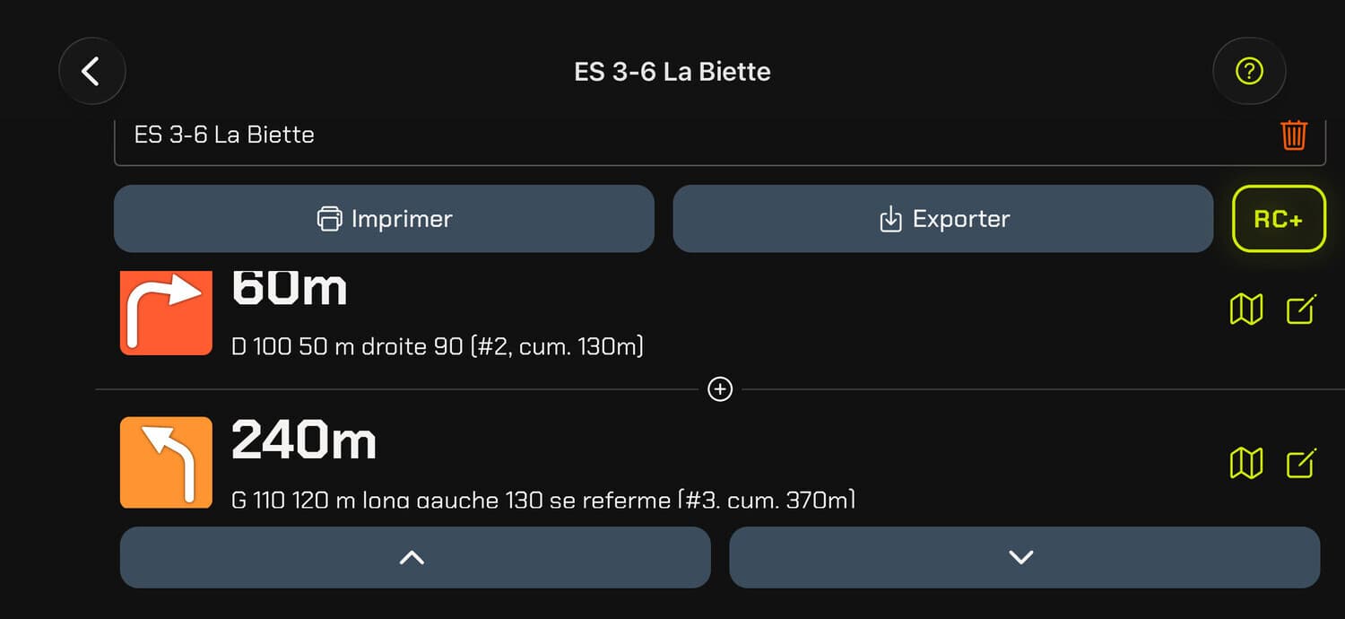 List of session stages