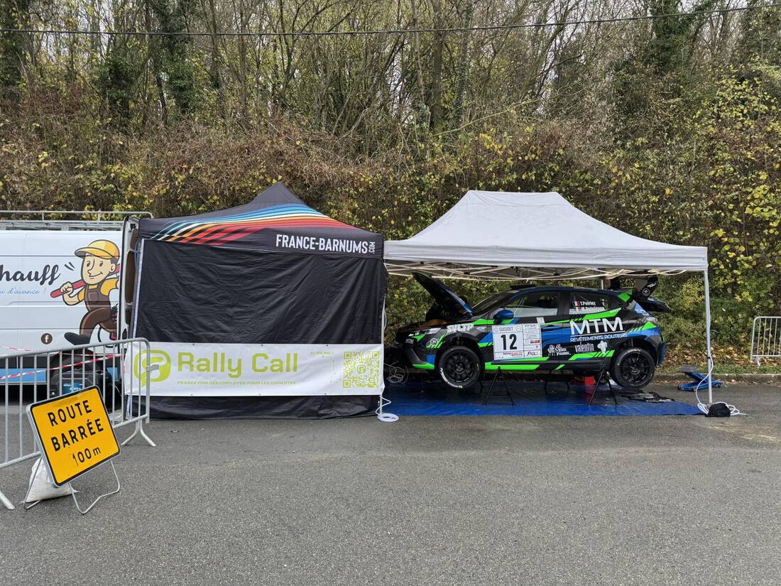 Théau Prz et Margot au Rallye de Picardie 2025